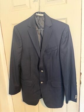 Joseph Abboud Loro Piana  Wool Men's Navy Sport Coat Blazer